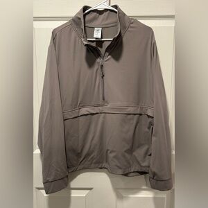 Women’s Tan Quarter-Zip Pullover